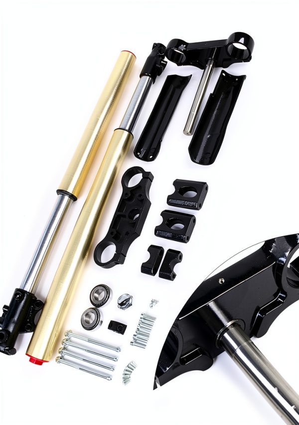 GEYOPMID Triple Tree Clamp Front Forks Shock Universal Fit-0