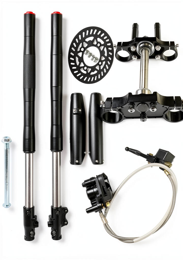 ICONSPORTSS Front Forks on a dirt bike